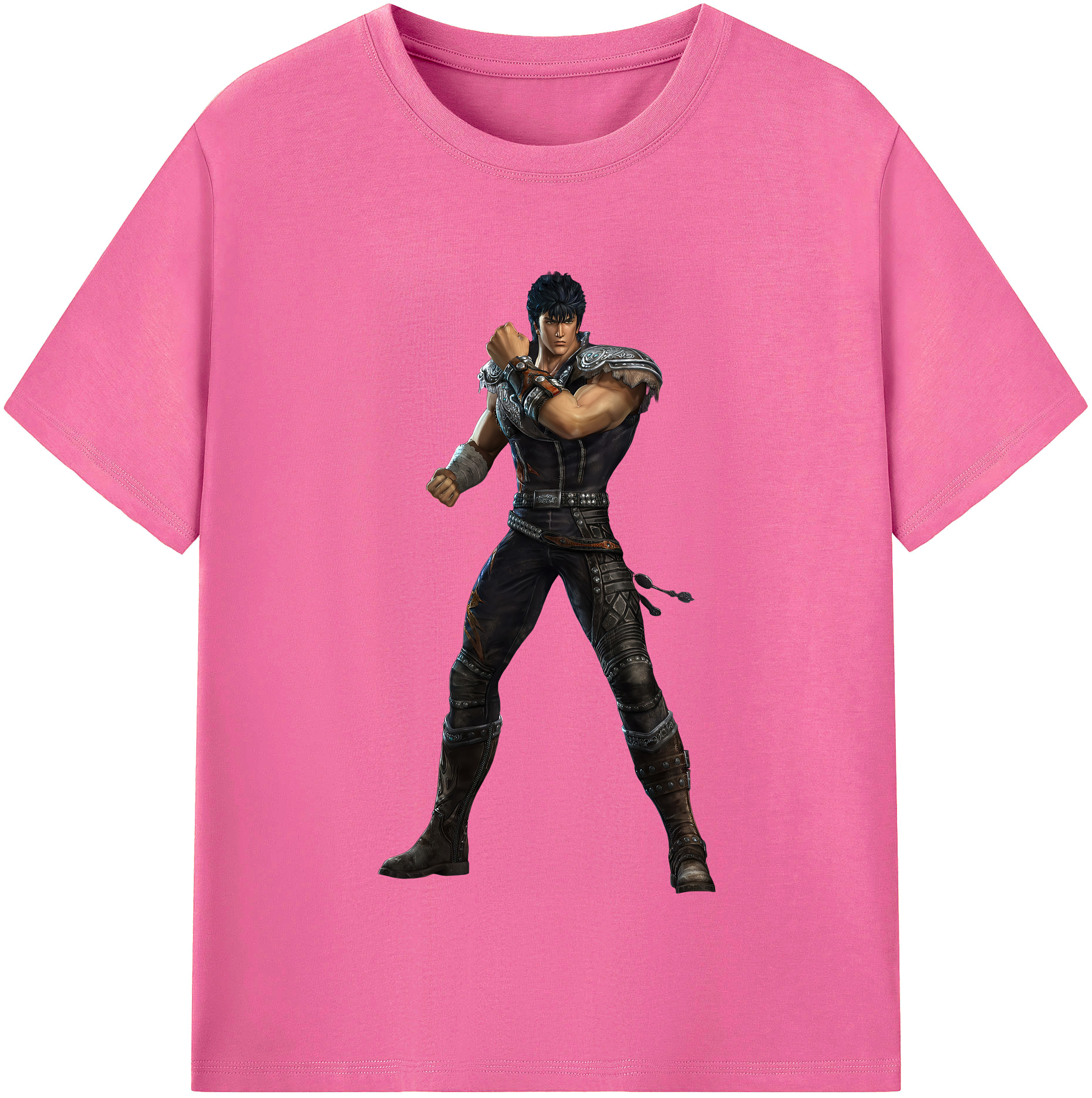 （画像用） 北斗の拳 Fist of the North Star レディースカジュアルプリントTシャツ（綿100％）